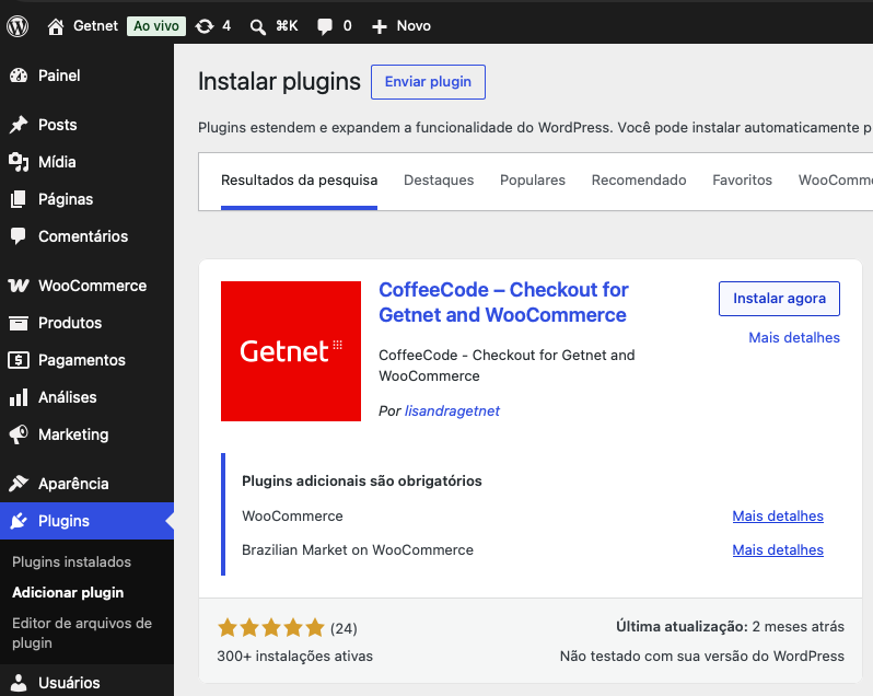 Seraching plugin