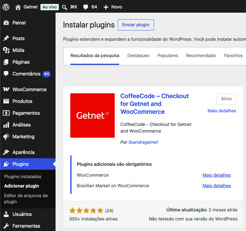 Active plugin